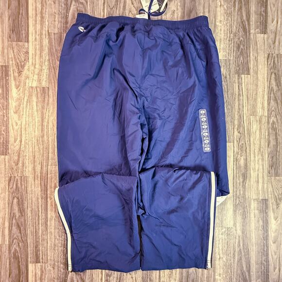Vintage Adidas ClimaProof Wind Pants NWT Men’s XL Navy White Stripe - Picture 2 of 10